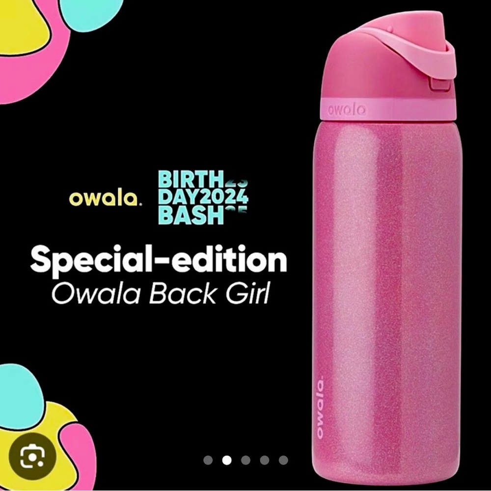 Owala back girl 32oz special edition bottle